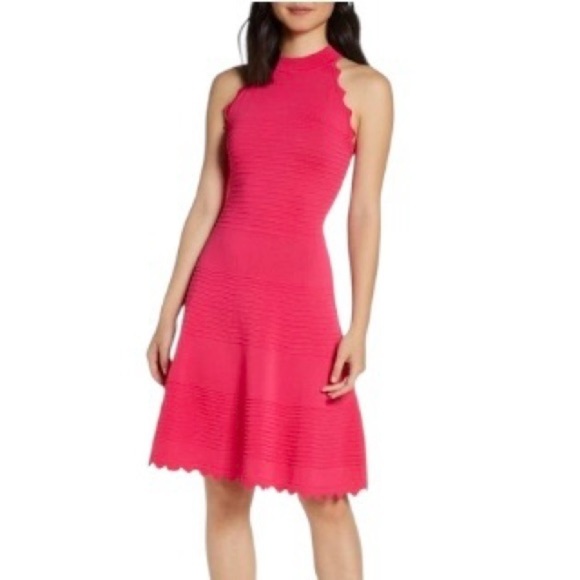 Eliza J Pink Mini Dress - Picture 1 of 10